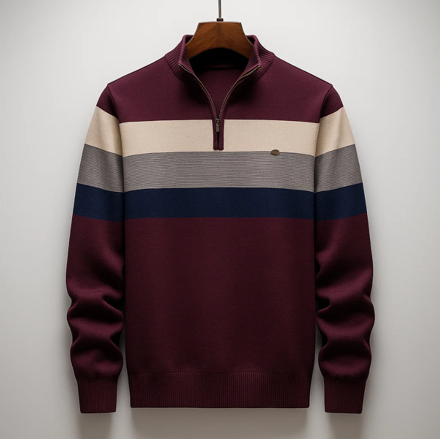 Belmont Cotton Zip Sweater