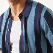 Luca Striped Viscose Shirt