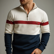 Windsor Striped Cotton Sweater