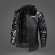 Sebastian Ricci Leather Bomber Jacket