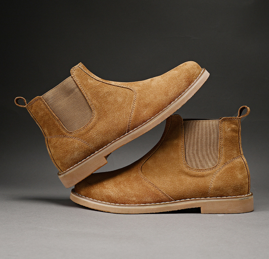 Samuel Suede Chelsea Boots