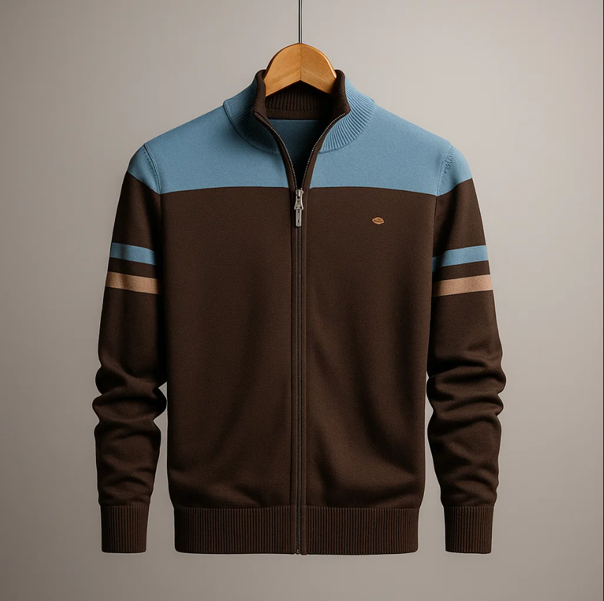 Montery Cotton Colorblock Sweater