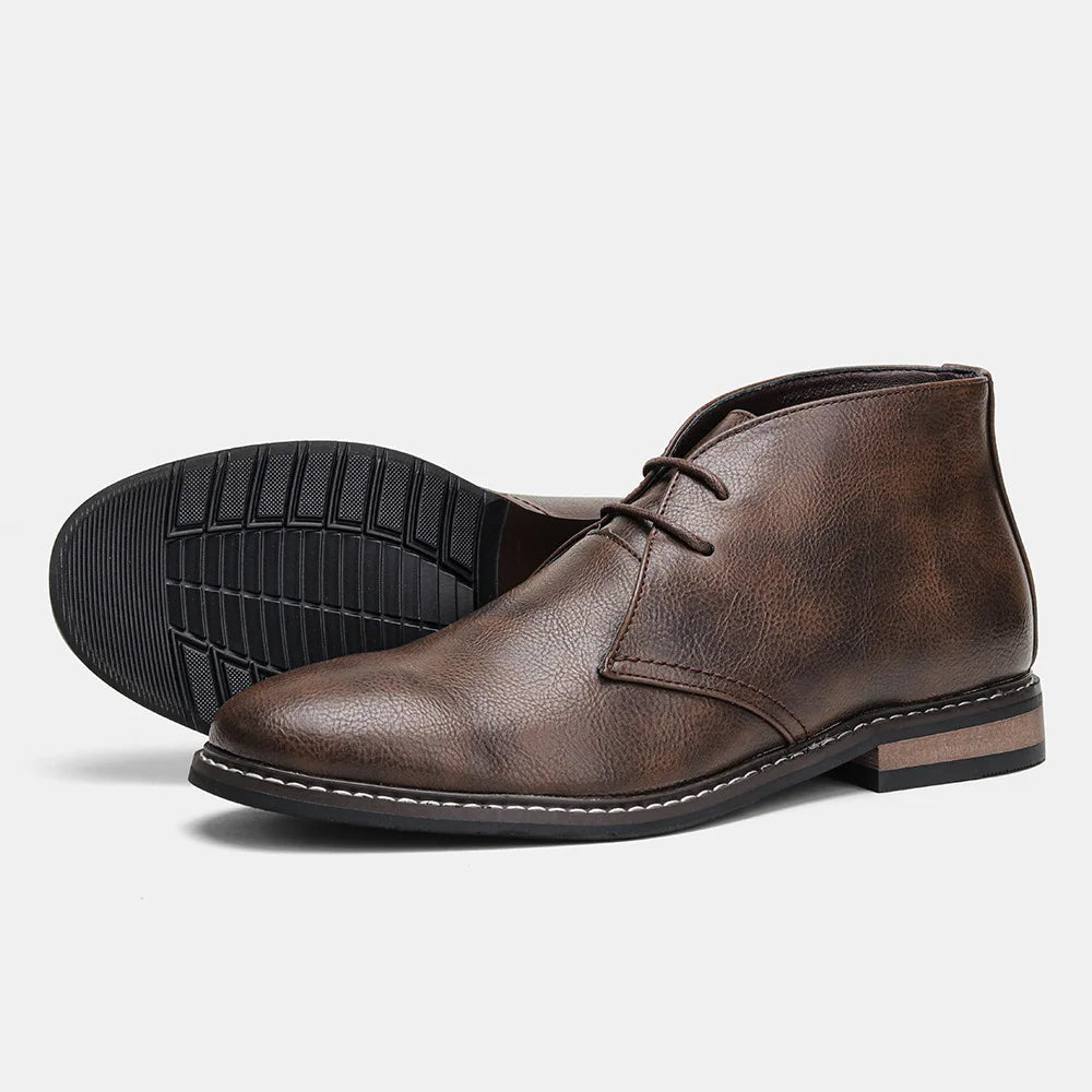 Giovanni DiMarco Leather Chukka Boots