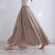 Virela Linen Maxi Skirt