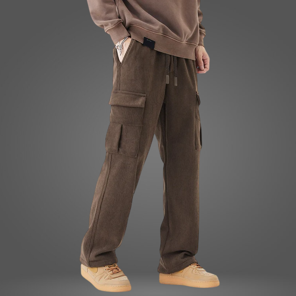 Leo Bianchi Corduroy Cargo Pants