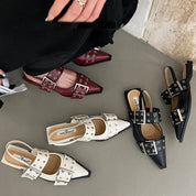 Celisia Edgy Slingback Flats