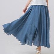 Virela Linen Maxi Skirt