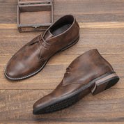 Giovanni DiMarco Leather Chukka Boots