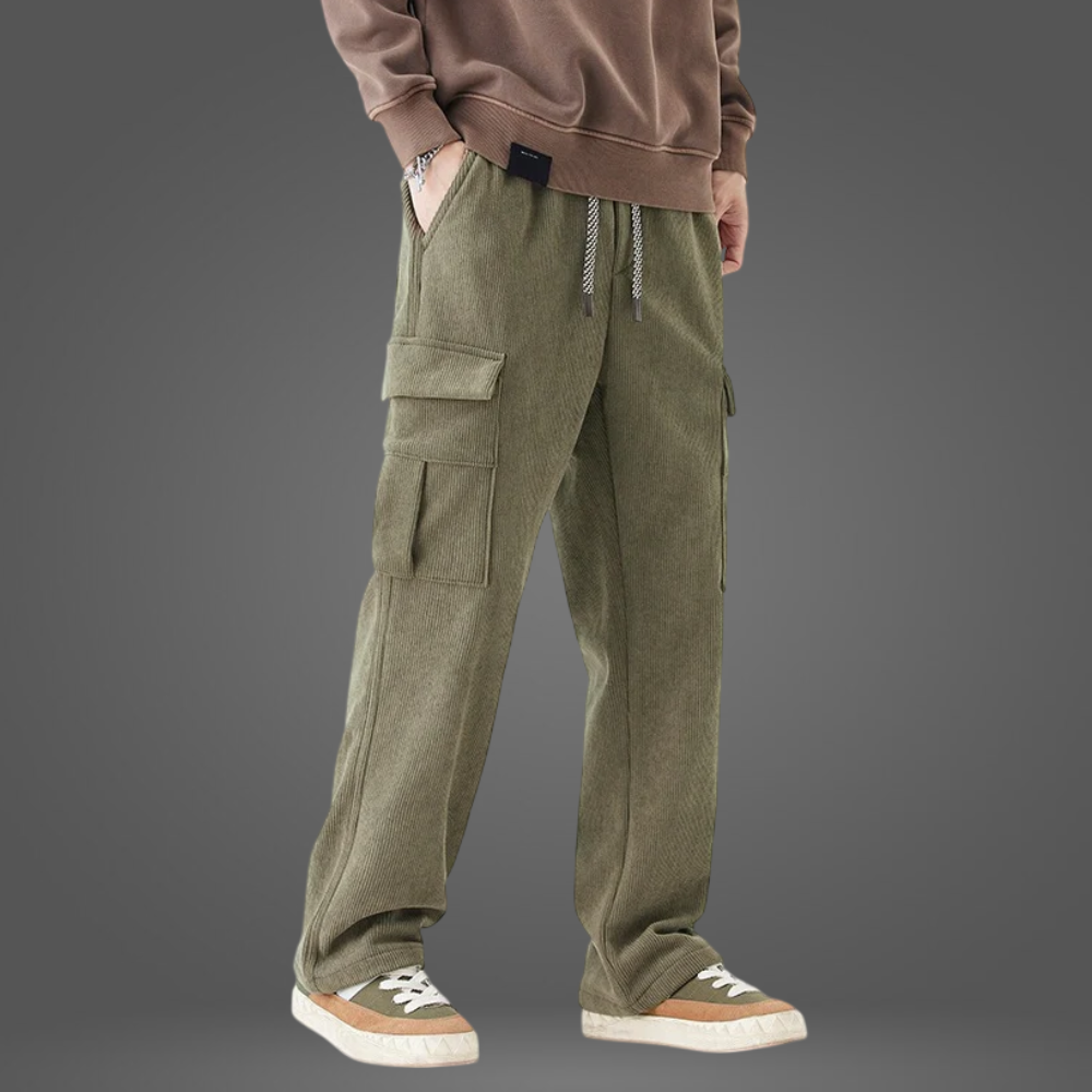 Leo Bianchi Corduroy Cargo Pants