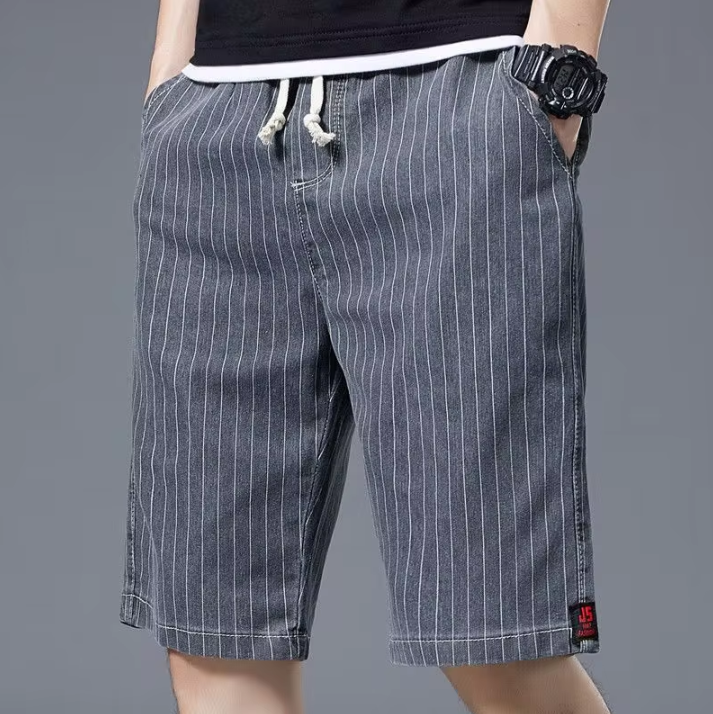 Veneto Cotton Striped Shorts