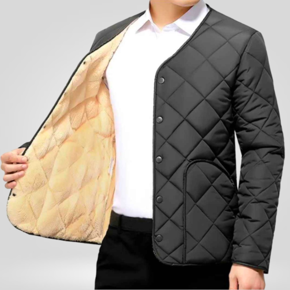 Davide Verdi Fleece Quilted Jacket