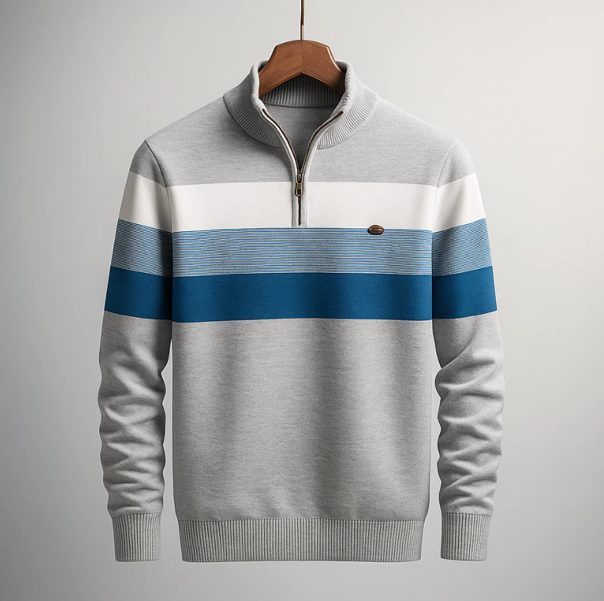 Belmont Cotton Zip Sweater