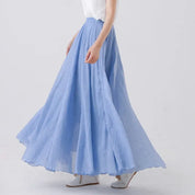 Virela Linen Maxi Skirt