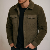 Santorini Fleece Trucker Jacket