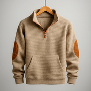 Beckham Waffle-Knit Sweater