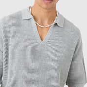 Weston Textured Cotton Polo