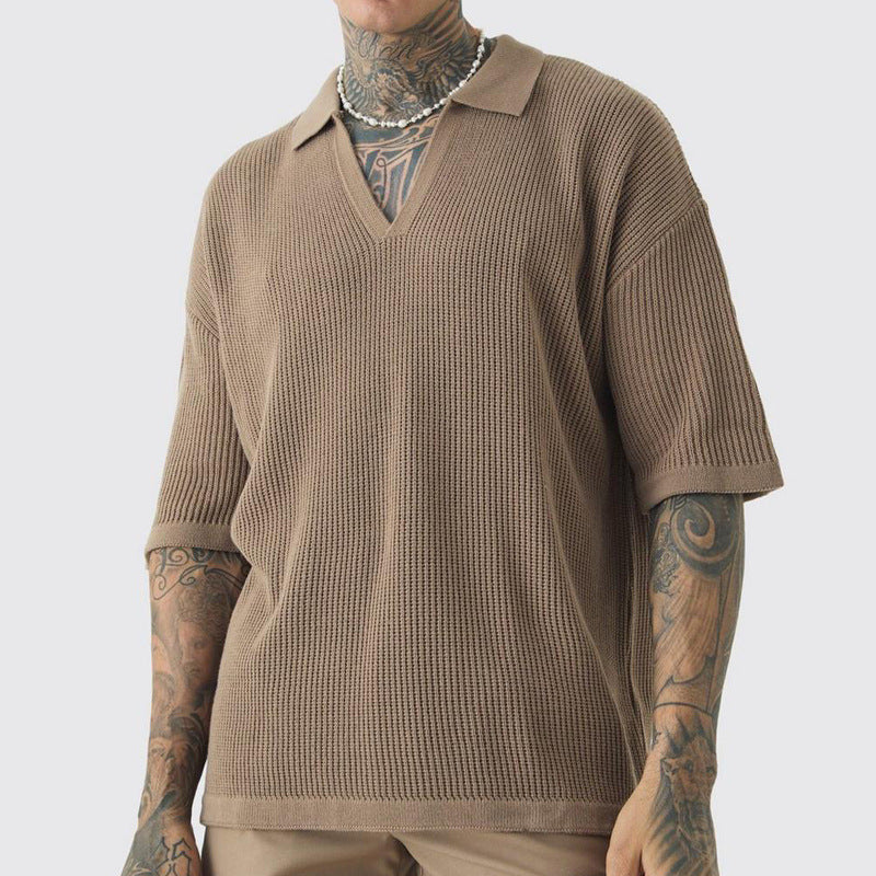 Weston Textured Cotton Polo