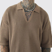 Weston Textured Cotton Polo