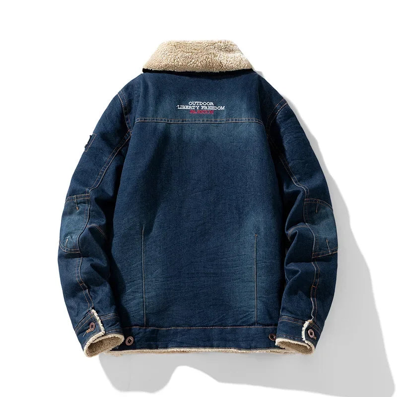 Hawkins Denim Fleece Jacket