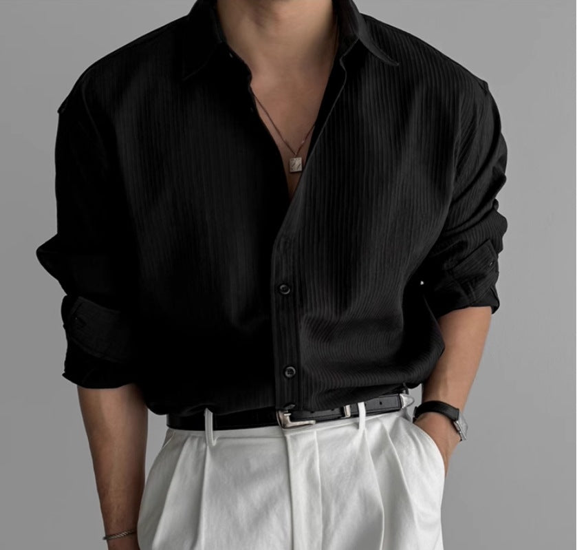 Santino Pleated Shirt
