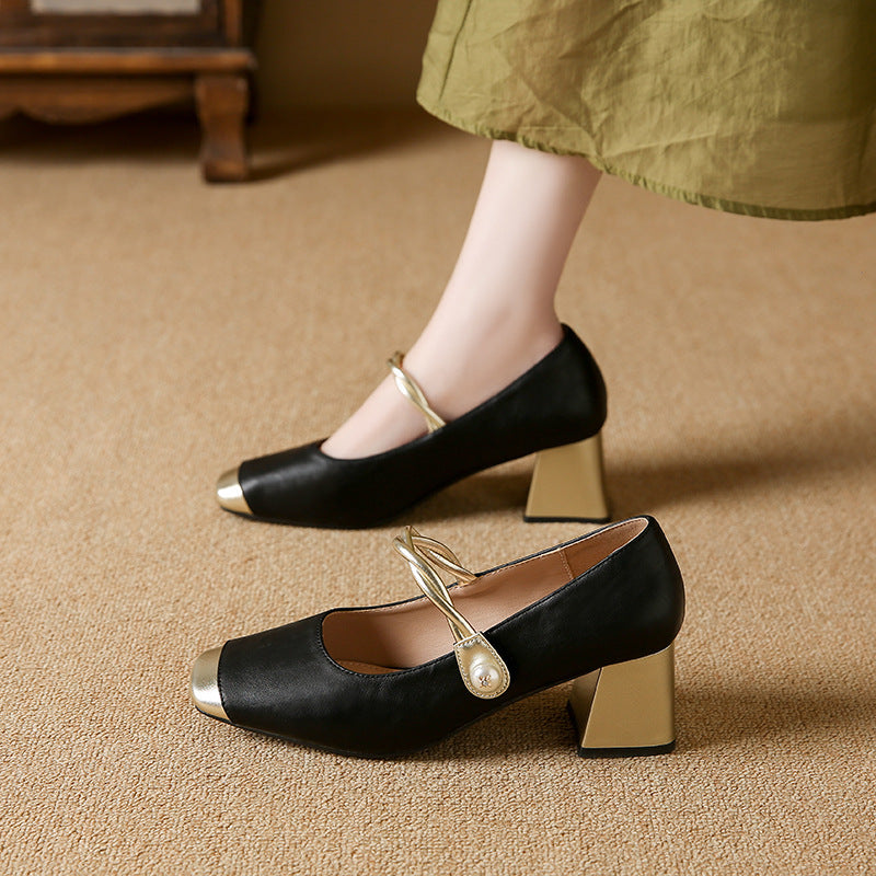 Celeste Block Heel Pumps