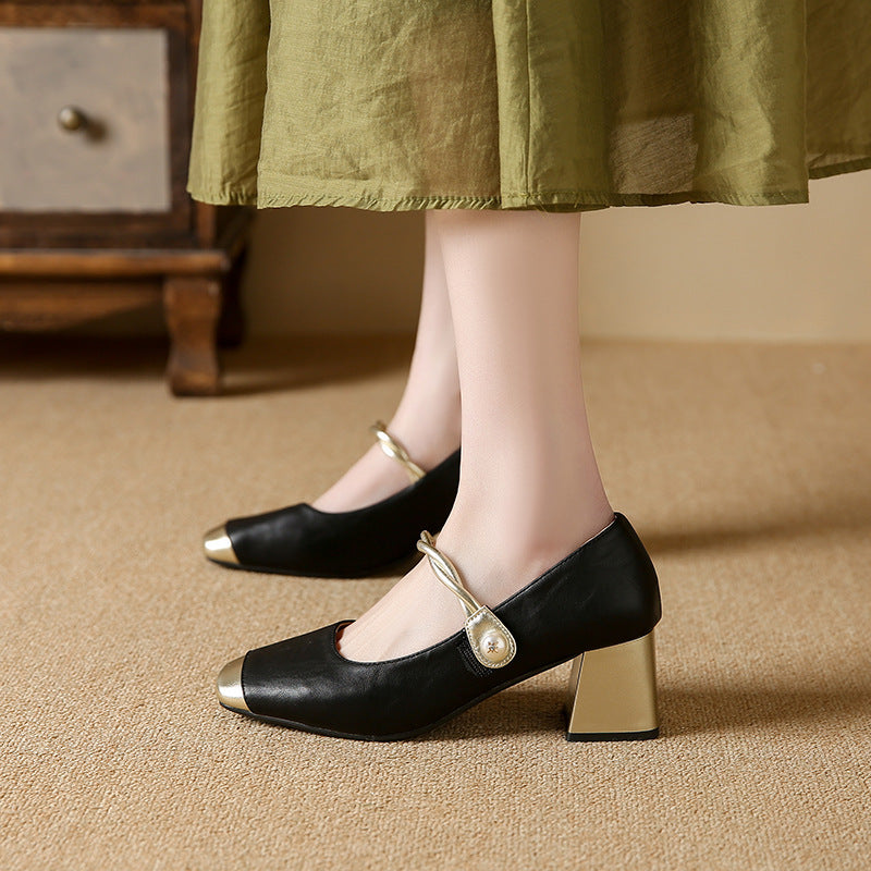 Celeste Block Heel Pumps