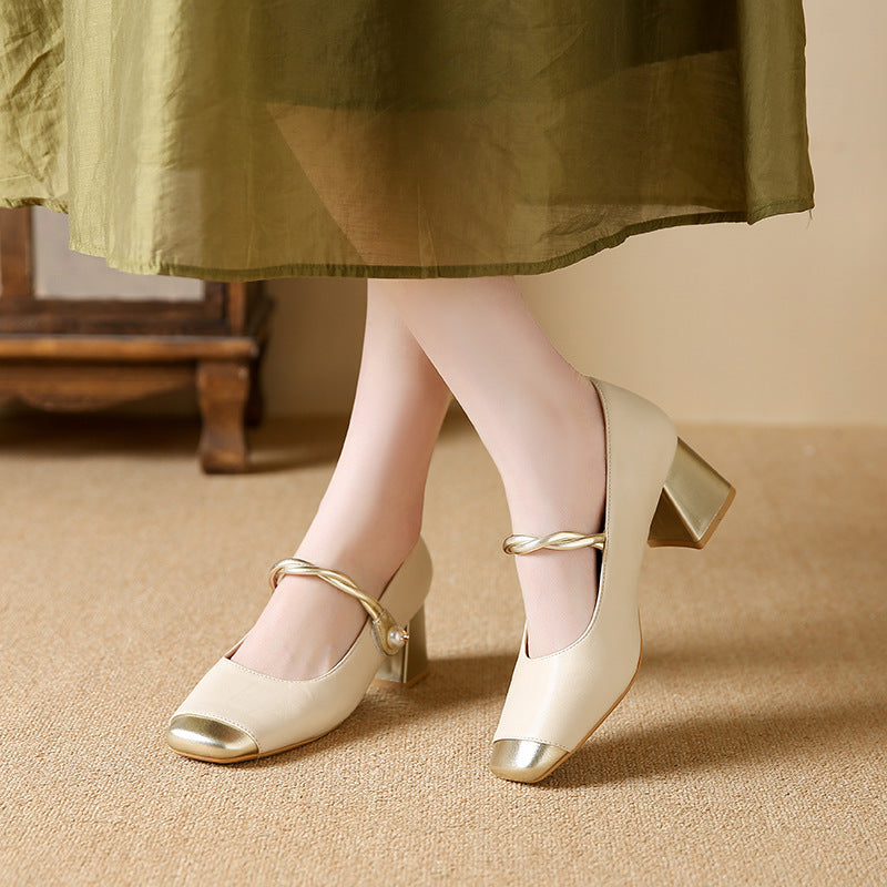 Celeste Block Heel Pumps