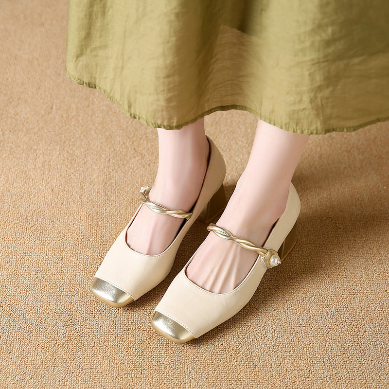 Celeste Block Heel Pumps