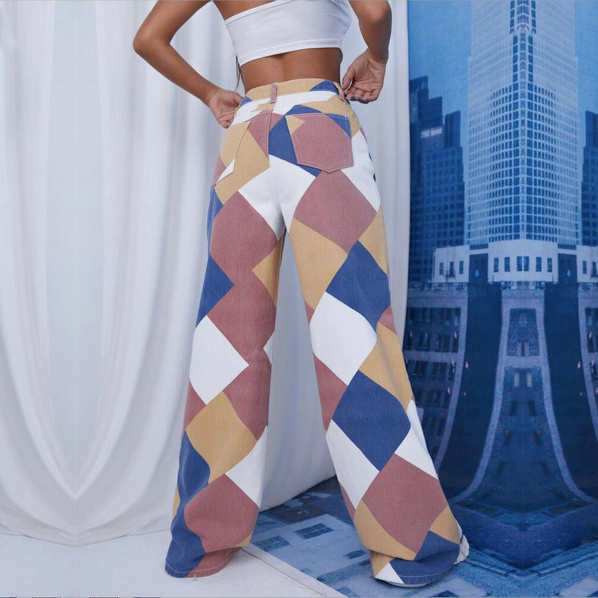 Maeve Patchwork Jeans
