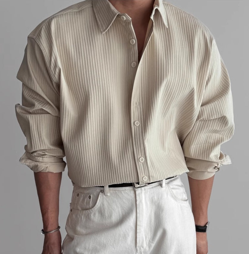 Santino Pleated Shirt