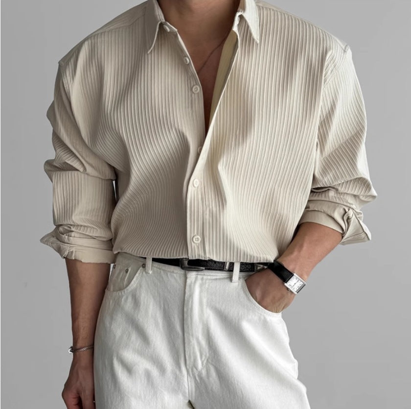 Santino Pleated Shirt