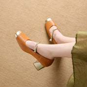 Celeste Block Heel Pumps