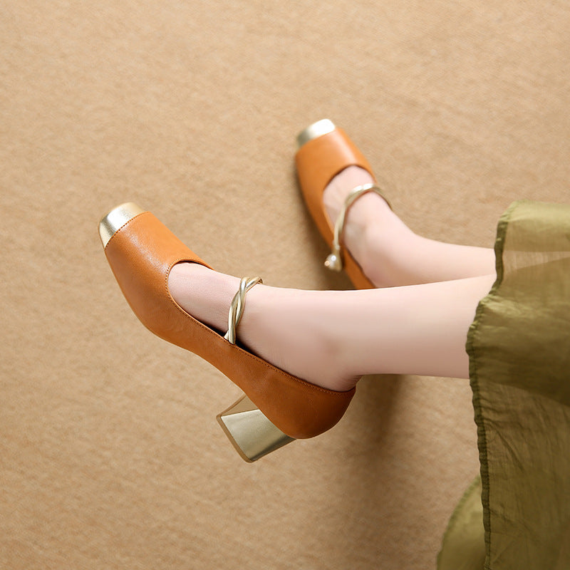 Celeste Block Heel Pumps