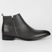 Carver Retro Zipper Chelsea Boots