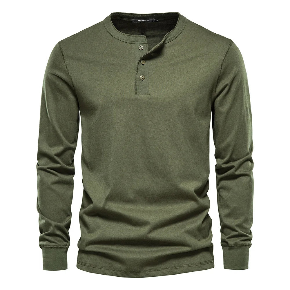 Harrington Long Sleeve Henley