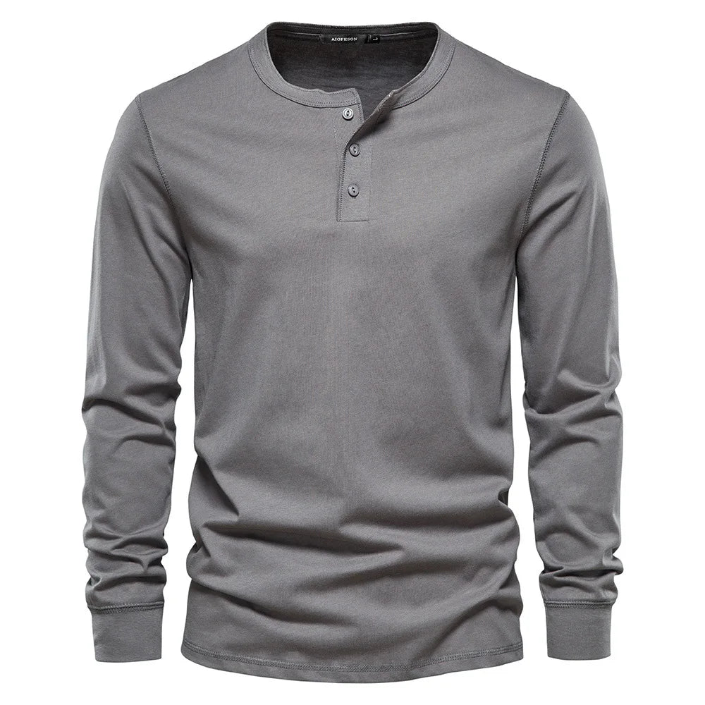 Harrington Long Sleeve Henley
