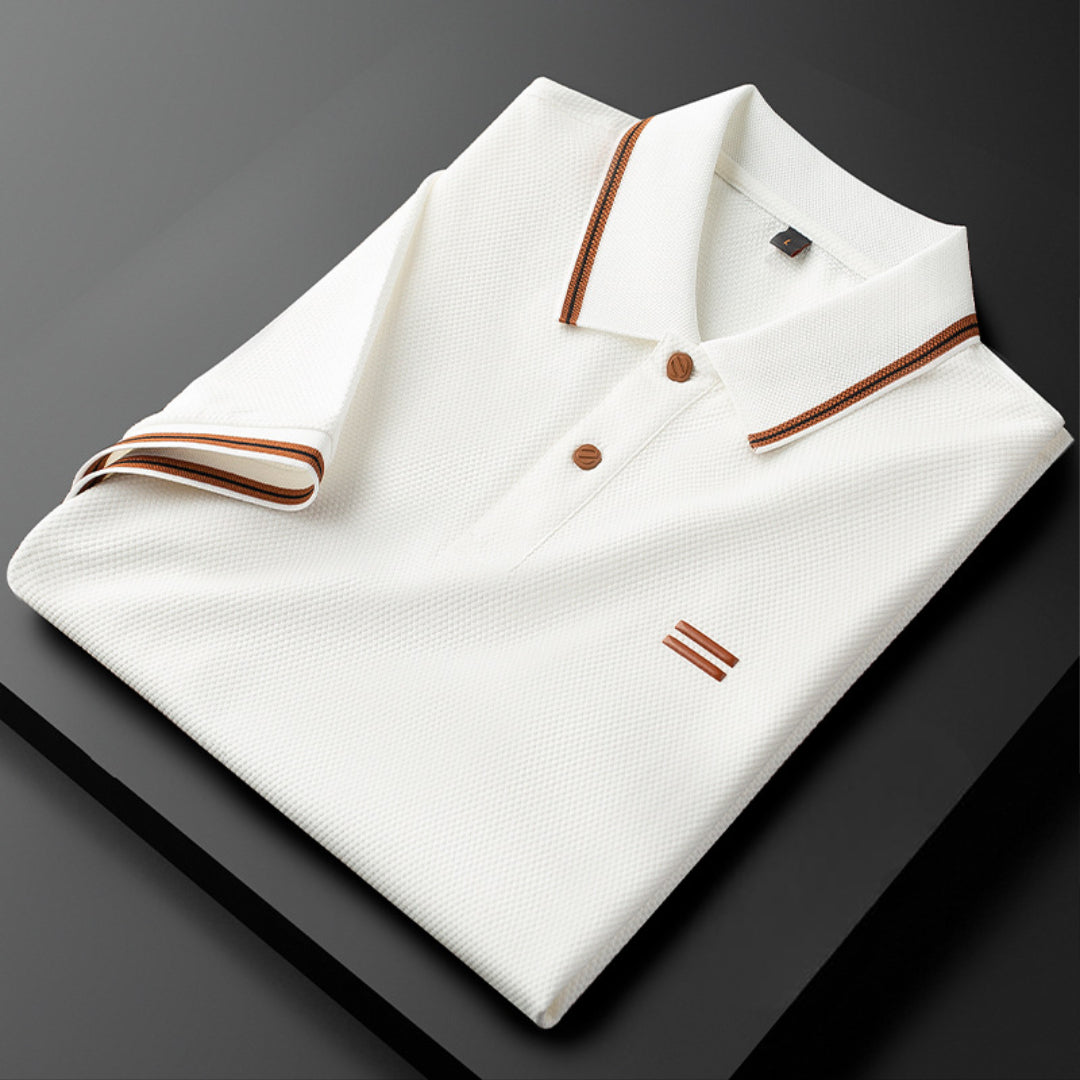 Halston Cotton Polo Shirt