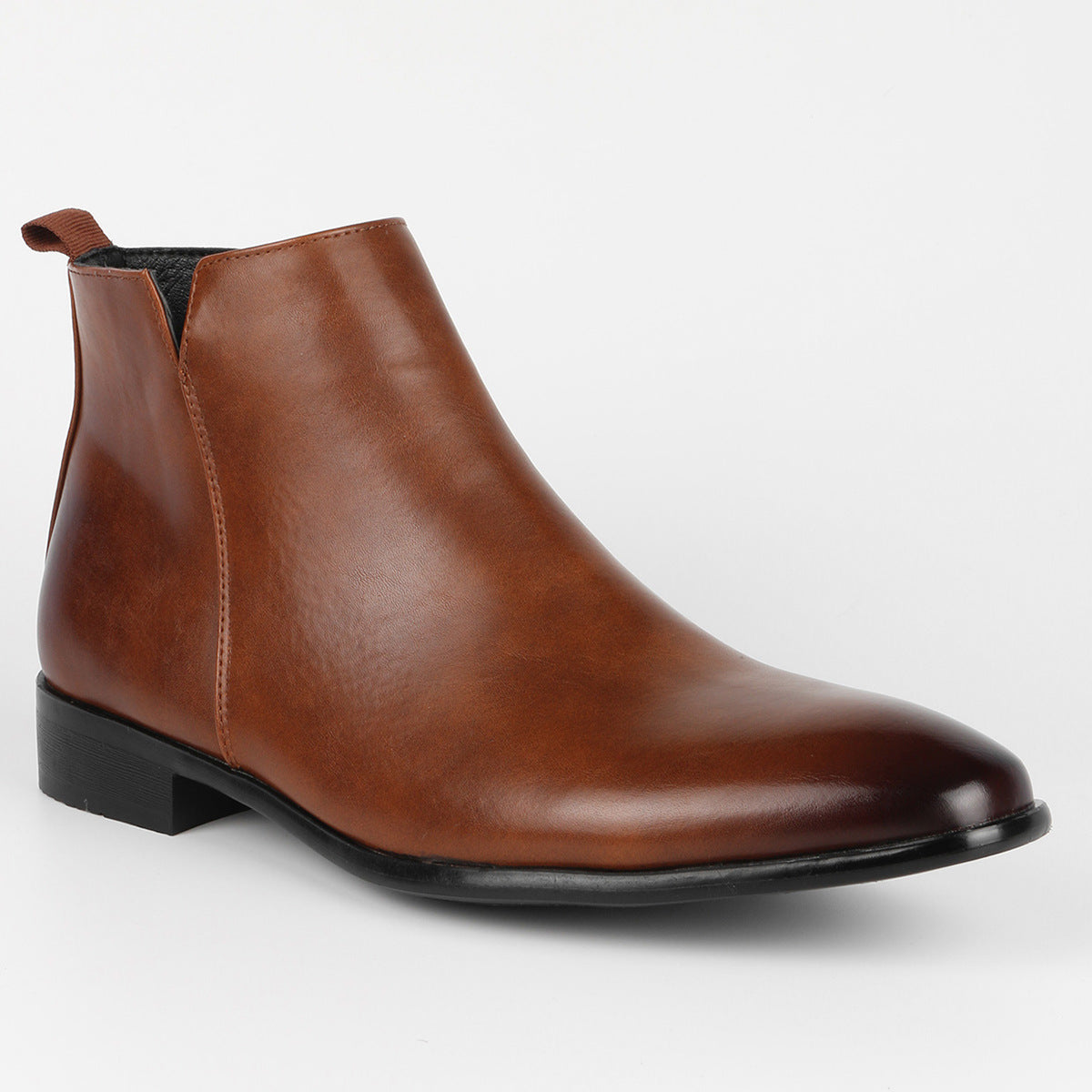 Carver Retro Zipper Chelsea Boots