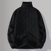 Corvin Cable-Knit Turtleneck Sweater