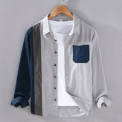 Drew Cotton Colorblock Shirt