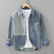 Dalston Denim Colorblock Shirt
