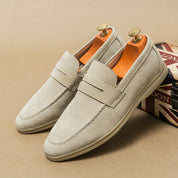 Cole Suede Penny Loafers