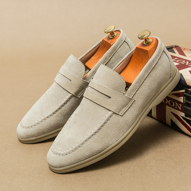 Cole Suede Penny Loafers