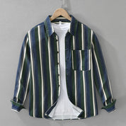 Maslow Cotton Striped Shirt