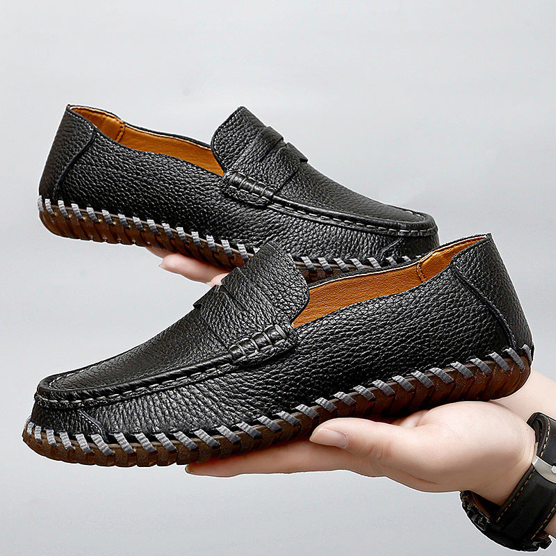 Reed Leather Moccasin Loafers