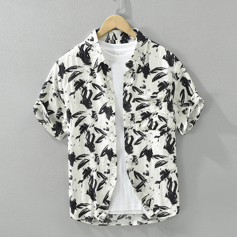 Maxwell Abstract Cotton Shirt
