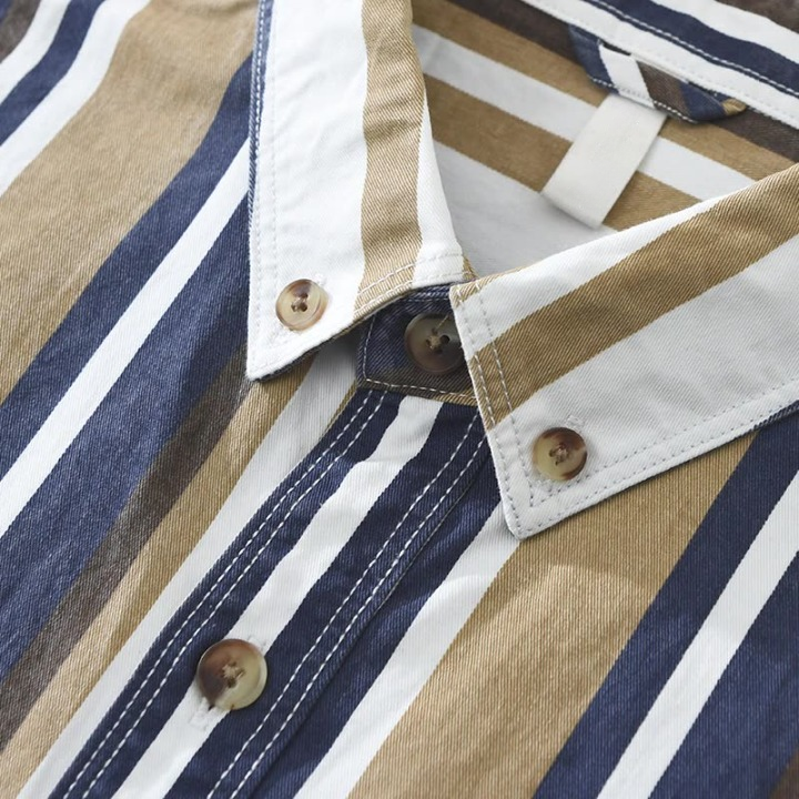 Harlan Striped Cotton Shirt