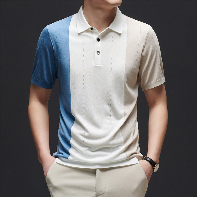 Belmont Colorblock Knit Polo