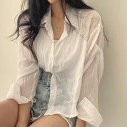 Claire Crinkled Blouse