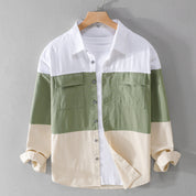 Cooper Colorblock Cotton Shirt